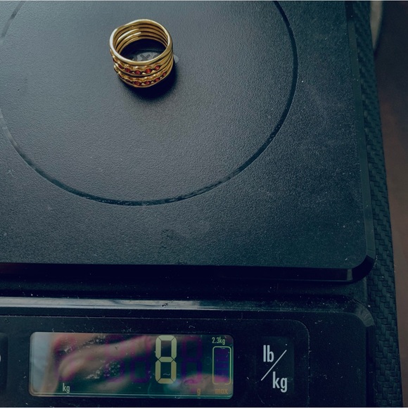 💯 AUTH IPPOLITA 18k gold WAVE stack RING - Picture 10 of 13